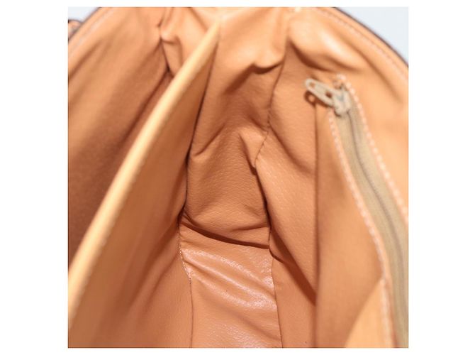 Céline CELINE Macadam Canvas Handtasche PVC Leder Braun Gold Authentisch am12166V Golden - Ansicht 18
