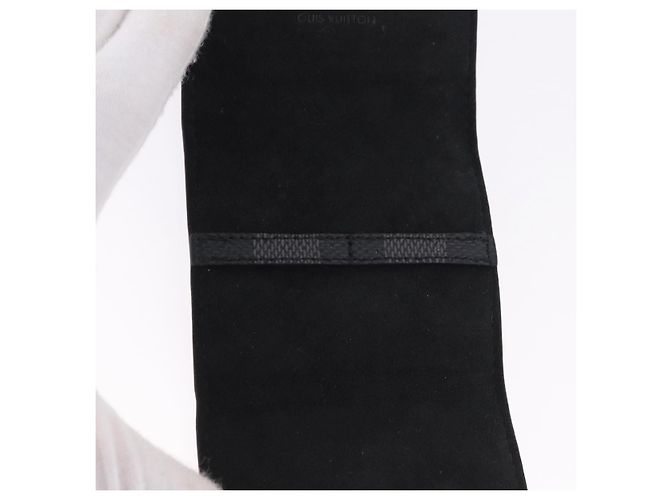 LOUIS VUITTON Damier Grafitte Bouton de Manchette Case Cuff Case LV Auth BA14247 Damier ebene - vista 11