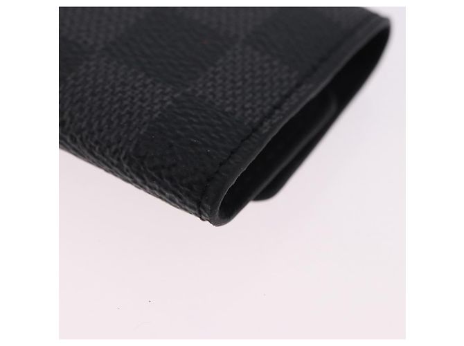 LOUIS VUITTON Damier Grafitte Bouton de Manchette Case Cuff Case LV Auth BA14247 Damier ebene - vista 16