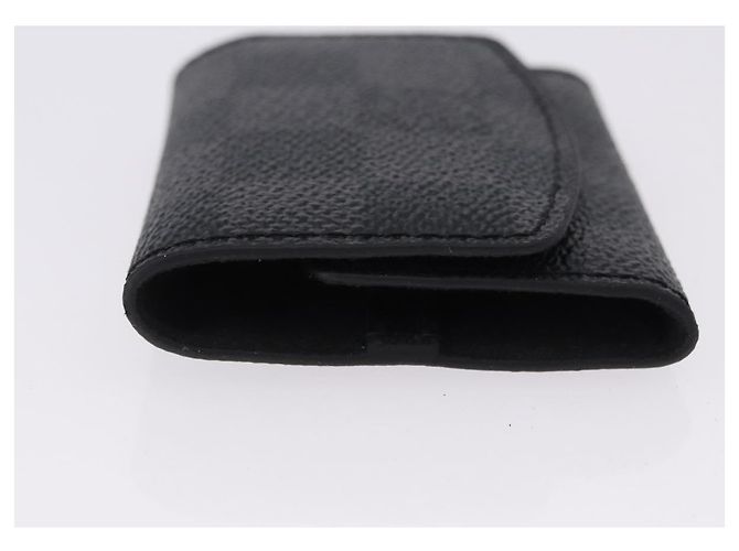 LOUIS VUITTON Damier Grafitte Bouton de Manchette Case Cuff Case LV Auth BA14247 Damier ebene - vista 4