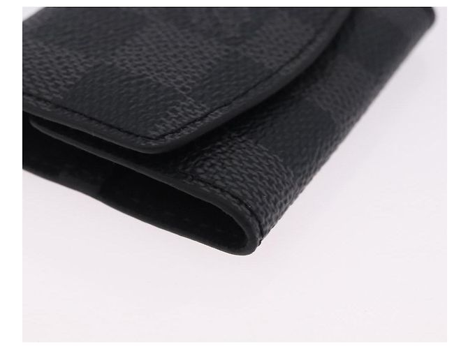 LOUIS VUITTON Damier Grafitte Bouton de Manchette Case Cuff Case LV Auth BA14247 Damier ebene - vista 7