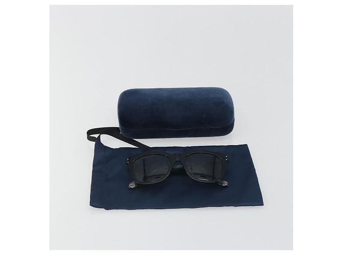 Occhiali da sole GUCCI Plastica Grigio Nero Auth hk3942M Marrone - vista 12