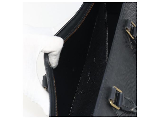 Borsa LOUIS VUITTON Epi Sac tri-angle Black M52092 LV Auth ep15528 Nero - vista 11