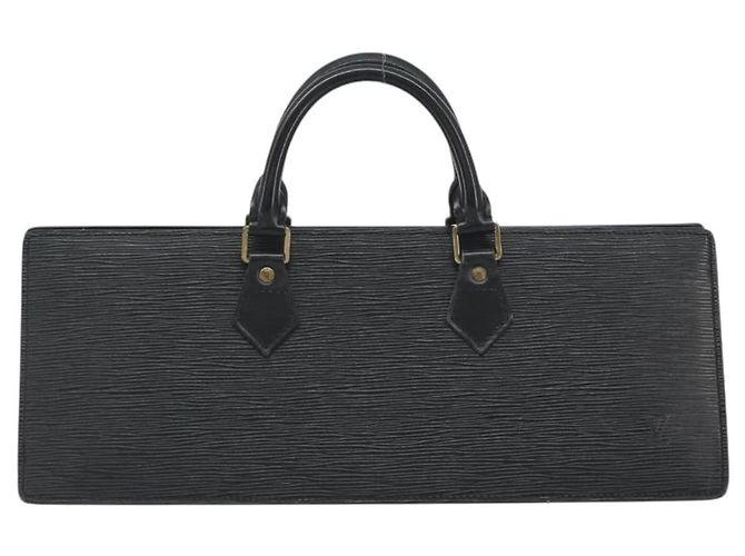 Borsa LOUIS VUITTON Epi Sac tri-angle Black M52092 LV Auth ep15528 Nero - vista 13