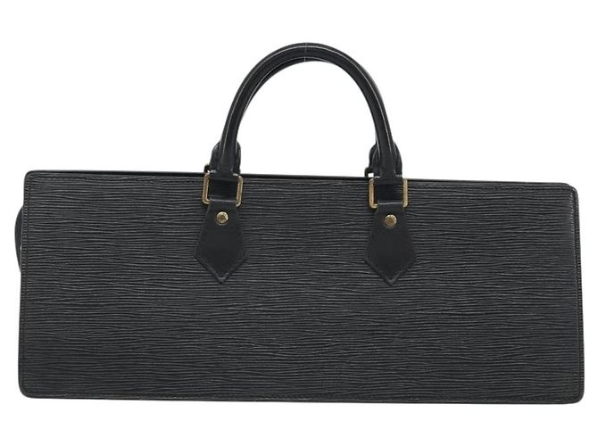 Borsa LOUIS VUITTON Epi Sac tri-angle Black M52092 LV Auth ep15528 Nero - vista 2