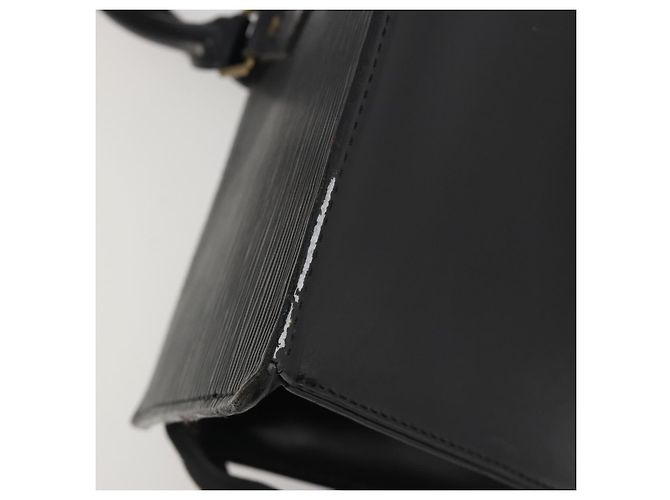 Borsa LOUIS VUITTON Epi Sac tri-angle Black M52092 LV Auth ep15528 Nero - vista 8