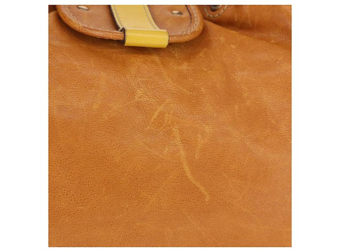Chloé Borsa Chloe in pelle beige oro argento auth bs36296A D'oro - vista 3
