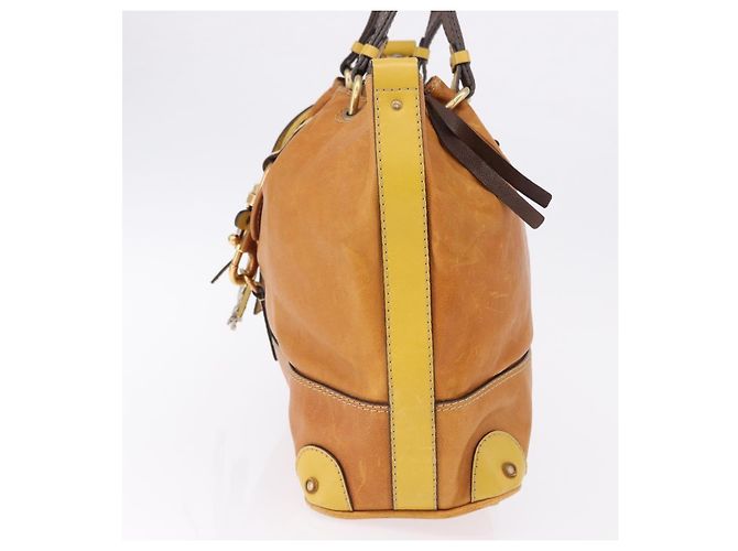 Chloé Borsa Chloe in pelle beige oro argento auth bs36296A D'oro - vista 4