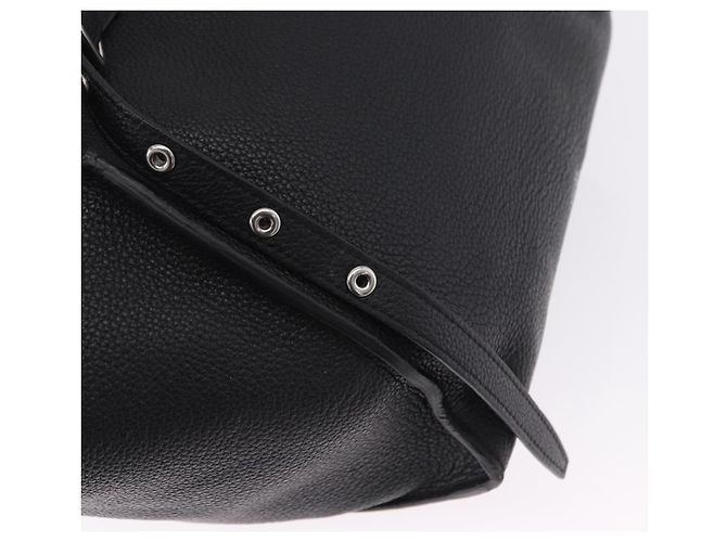 Céline CELINE Big Bag Small Leather 2way Black Silver Auth 193536V Nero Argento - vista 18