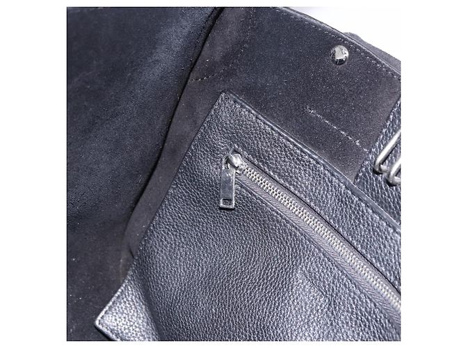 Céline CELINE Big Bag Small Leather 2way Black Silver Auth 193536V Nero Argento - vista 22