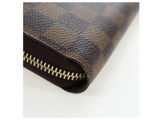 LOUIS VUITTON Damier Ebene Zippy Wallet Long Wallet N41661 LV Auth am12132V - vista 16