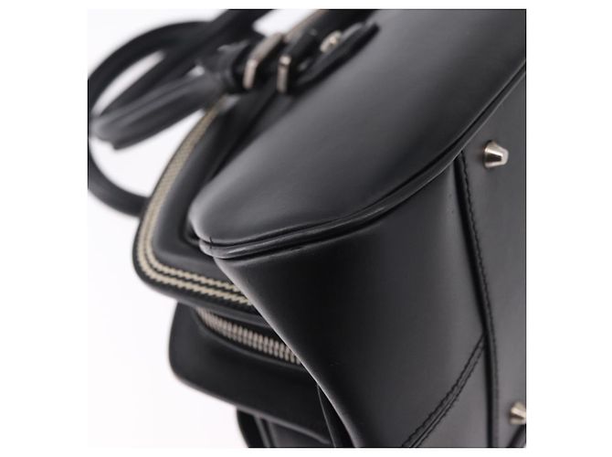Borsa Christian Dior in pelle nera argento Auth ka5389M Nero - vista 15