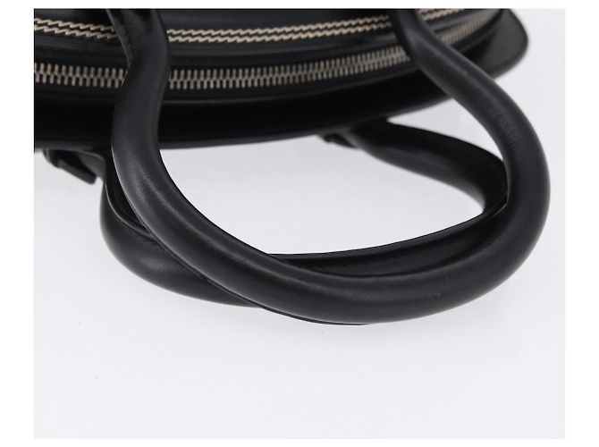 Borsa Christian Dior in pelle nera argento Auth ka5389M Nero - vista 7
