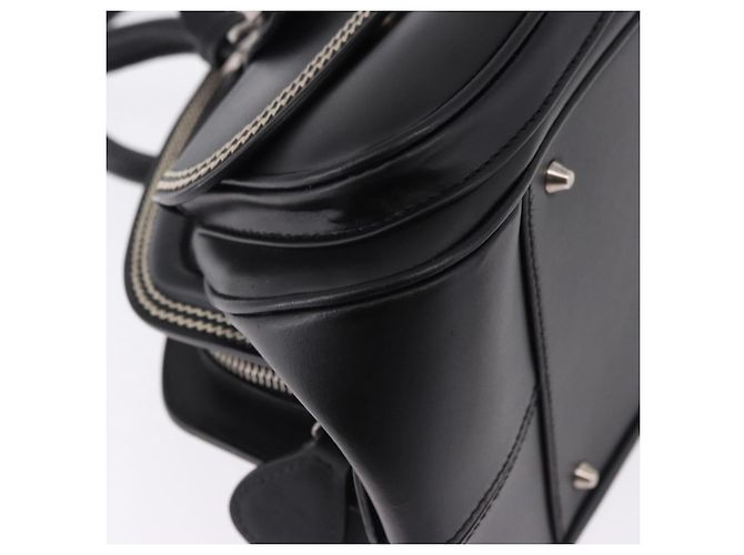 Borsa Christian Dior in pelle nera argento Auth ka5389M Nero - vista 9