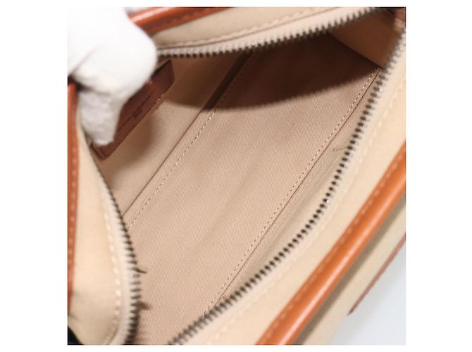 BURBERRY Schultertasche Canvas Beige Goldfarben Auth ep15241A - Ansicht 12