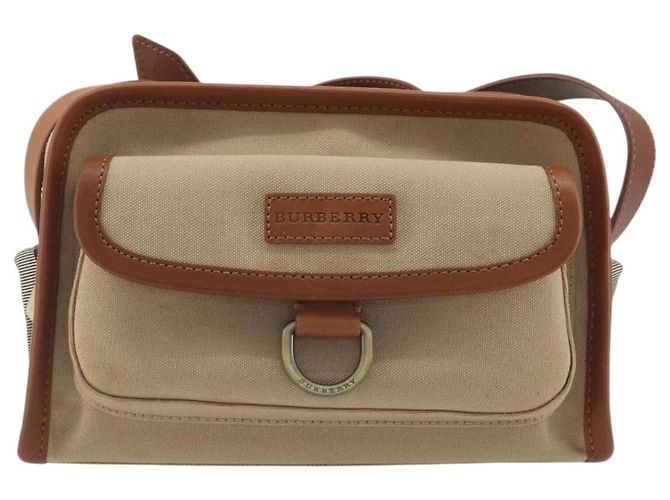 BURBERRY Schultertasche Canvas Beige Goldfarben Auth ep15241A - Ansicht 13