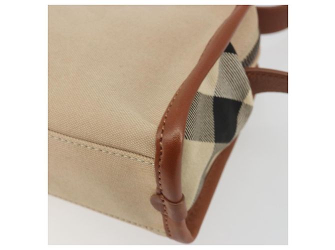 BURBERRY Schultertasche Canvas Beige Goldfarben Auth ep15241A - Ansicht 15