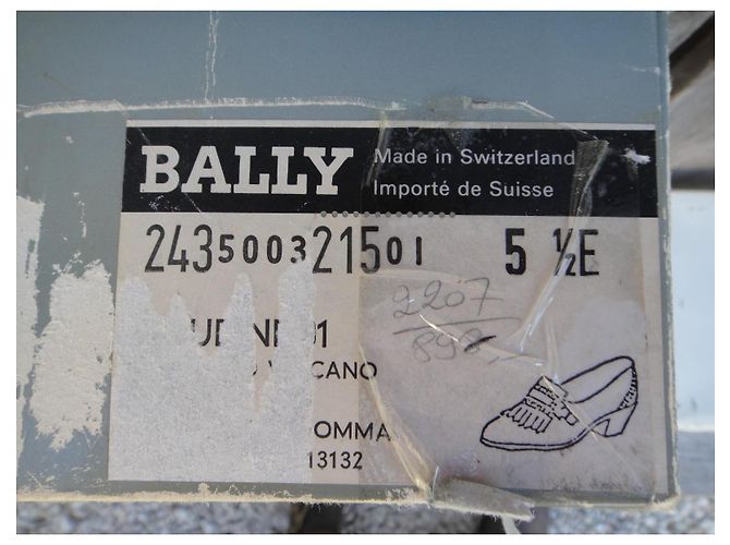 Bally Zapatos de cuero marrón con flecos y hebilla para mujer Castaño - vista 7