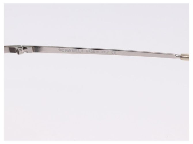 Gafas de sol CHANEL Metal Silver CC Auth yk20671 Plata - vista 17
