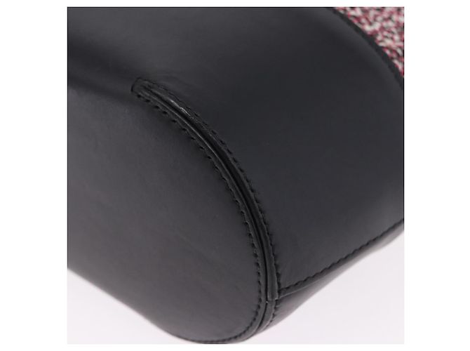 BALENCIAGA Borsa a mano Canvas 2way Rosso Nero 410790 Auth ka5418V - vista 16