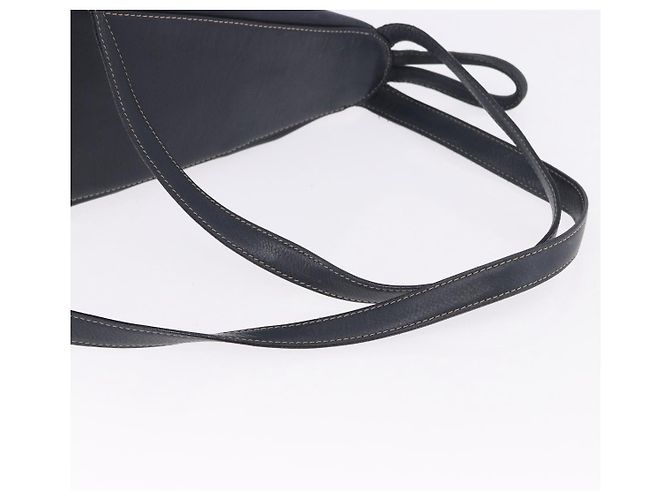 Bolsa Body LOEWE em couro Azul Marinho Ouro Auth bs36326 Dourado - vista 9