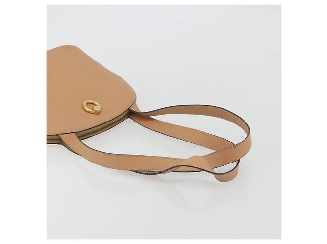 Céline CELINE Schultertasche aus Leder Beige Goldfarben Auth ep15255 - Ansicht 7