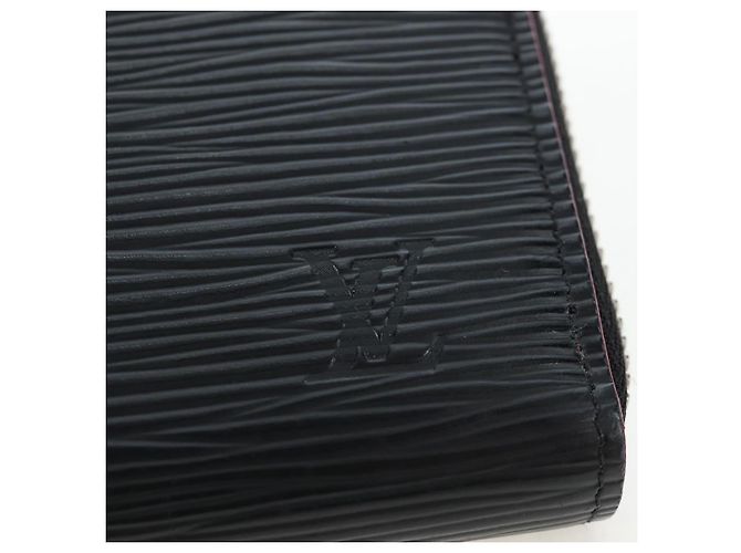 LOUIS VUITTON Epi Portefeuille Clemence Long Wallet Black M62968 Auth am12154M - view 18