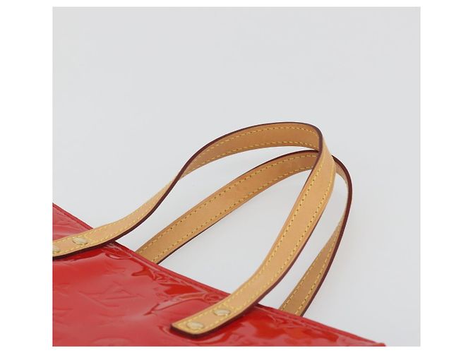 LOUIS VUITTON Borsa Monogram Vernis Reade MM Rosso Rouge M91086 Auth am12088V - vista 14