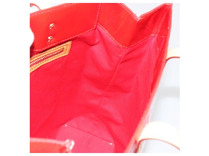 LOUIS VUITTON Borsa Monogram Vernis Reade MM Rosso Rouge M91086 Auth am12088V - vista 20