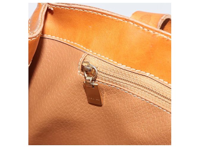 Céline Bolsa CELINE Macadam em PVC e couro Bege com detalhes dourados Auth ep15137 - vista 20