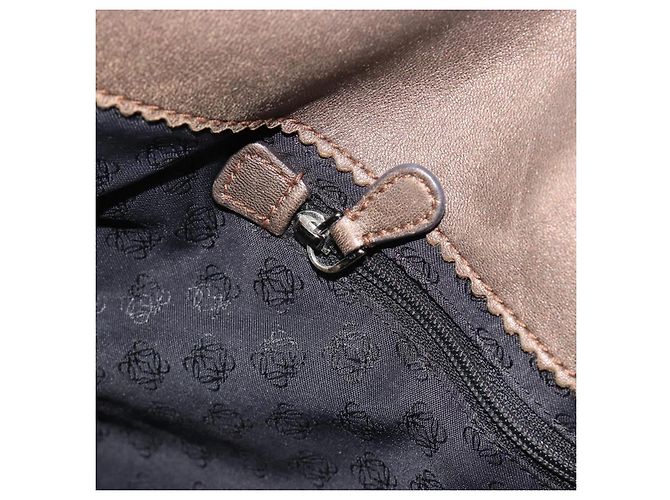 LOEWE Tote Bag Leder Braun Auth ep15264 - Ansicht 21