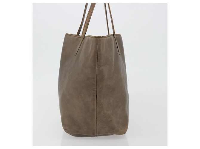 LOEWE Tote Bag Leder Braun Auth ep15264 - Ansicht 3