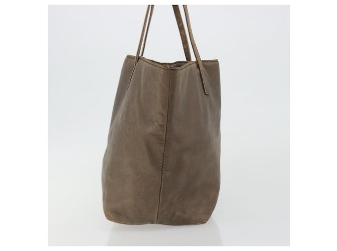 LOEWE Tote Bag Leder Braun Auth ep15264 - Ansicht 4