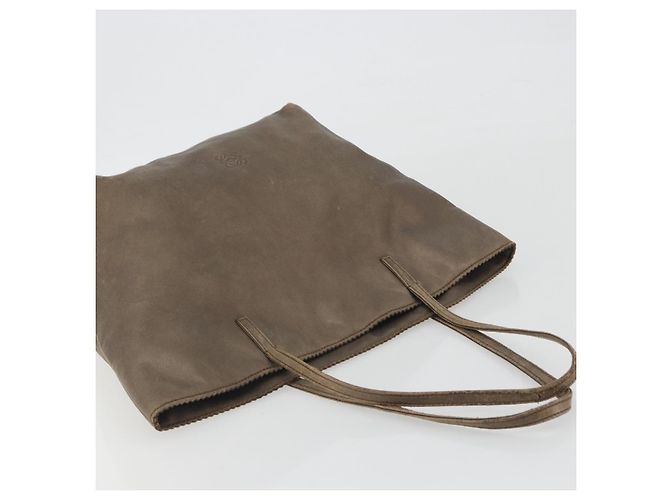 LOEWE Tote Bag Leder Braun Auth ep15264 - Ansicht 6