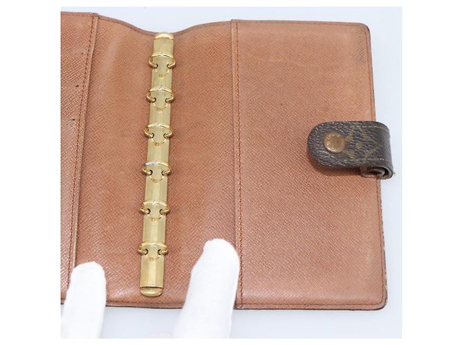 LOUIS VUITTON Monogram Agenda PM Day Planner Cover R20005 LV Auth BA14235 Monograma - vista 19