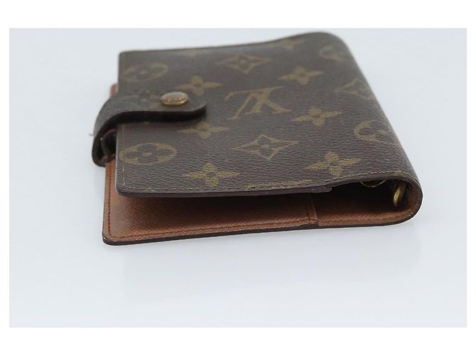 LOUIS VUITTON Monogram Agenda PM Day Planner Cover R20005 LV Auth BA14235 Monograma - vista 5