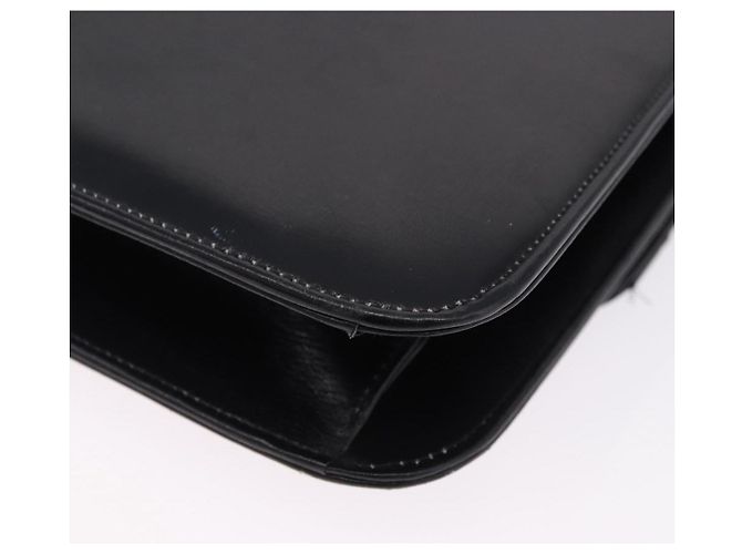 Céline Borsa a Spalla CELINE Horse Carriage in Pelle Nera e Oro Auth 194581 Nero D'oro - vista 16