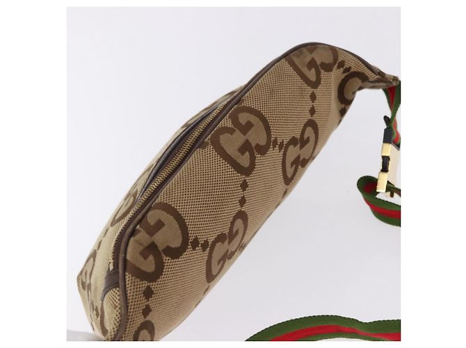 Borsa a tracolla GUCCI GG Canvas Beige Oro 696031 Auth mr2675A D'oro - vista 6