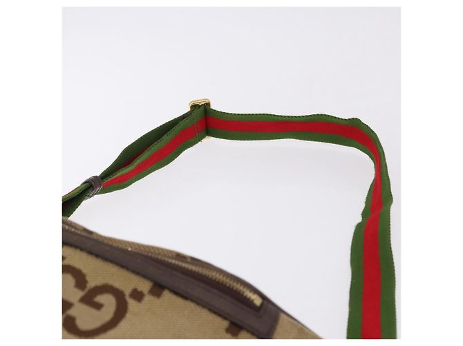 Borsa a tracolla GUCCI GG Canvas Beige Oro 696031 Auth mr2675A D'oro - vista 8