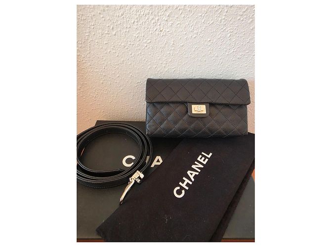 Chanel 2.55 Reissue uniform belt bag Nero - vista 3