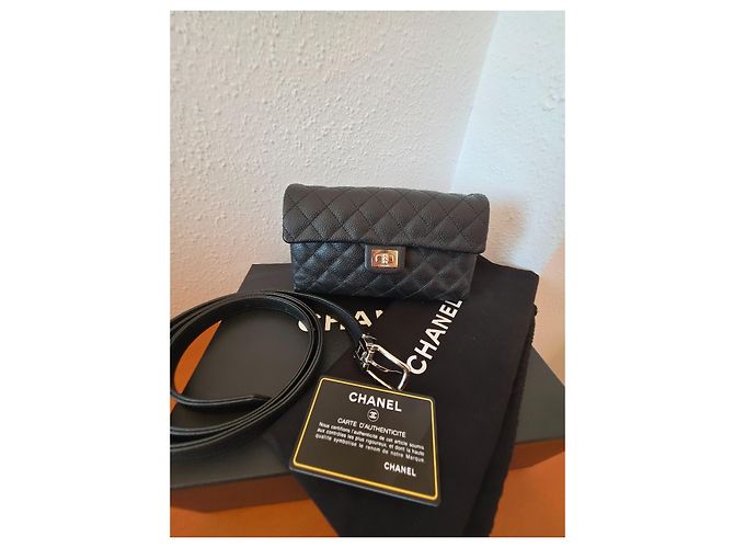 Chanel 2.55 Reissue uniform belt bag Nero - vista 10