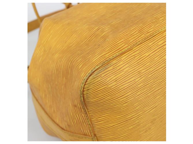 Borsa a tracolla LOUIS VUITTON Epi Petit Noe Tassili Yellow M44109 LV Auth BA14160 - vista 14
