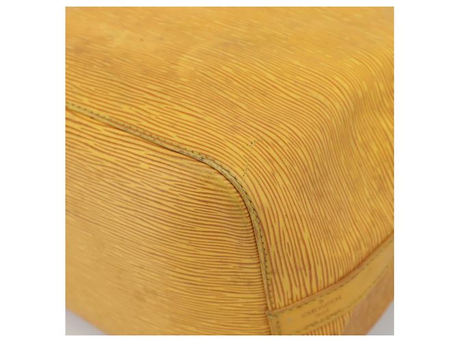 Borsa a tracolla LOUIS VUITTON Epi Petit Noe Tassili Yellow M44109 LV Auth BA14160 - vista 15