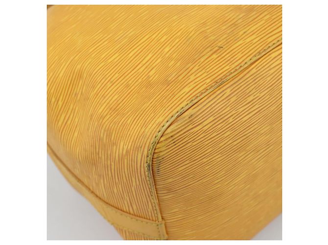 Borsa a tracolla LOUIS VUITTON Epi Petit Noe Tassili Yellow M44109 LV Auth BA14160 - vista 16