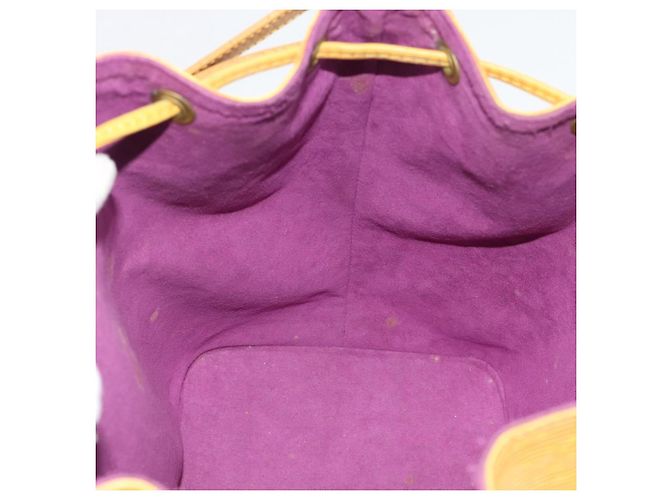Borsa a tracolla LOUIS VUITTON Epi Petit Noe Tassili Yellow M44109 LV Auth BA14160 - vista 17