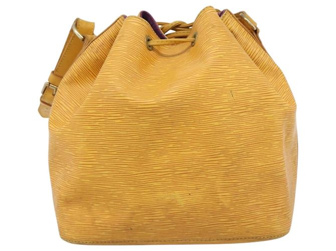 Borsa a tracolla LOUIS VUITTON Epi Petit Noe Tassili Yellow M44109 LV Auth BA14160 - vista 2