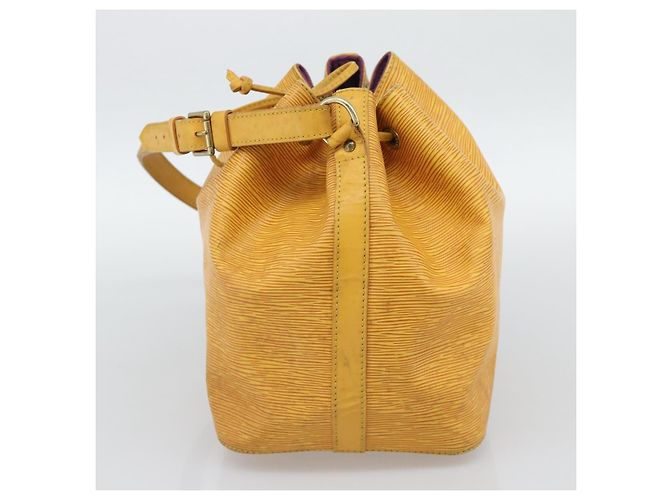Borsa a tracolla LOUIS VUITTON Epi Petit Noe Tassili Yellow M44109 LV Auth BA14160 - vista 4