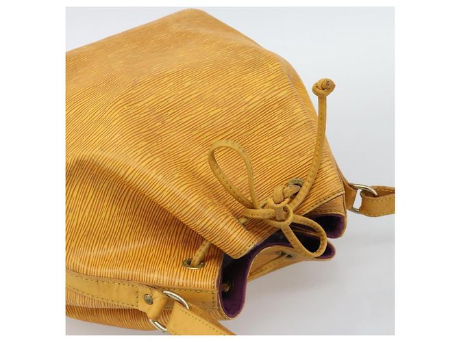 Borsa a tracolla LOUIS VUITTON Epi Petit Noe Tassili Yellow M44109 LV Auth BA14160 - vista 6