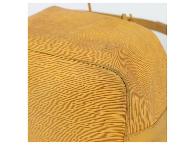 Borsa a tracolla LOUIS VUITTON Epi Petit Noe Tassili Yellow M44109 LV Auth BA14160 - vista 9