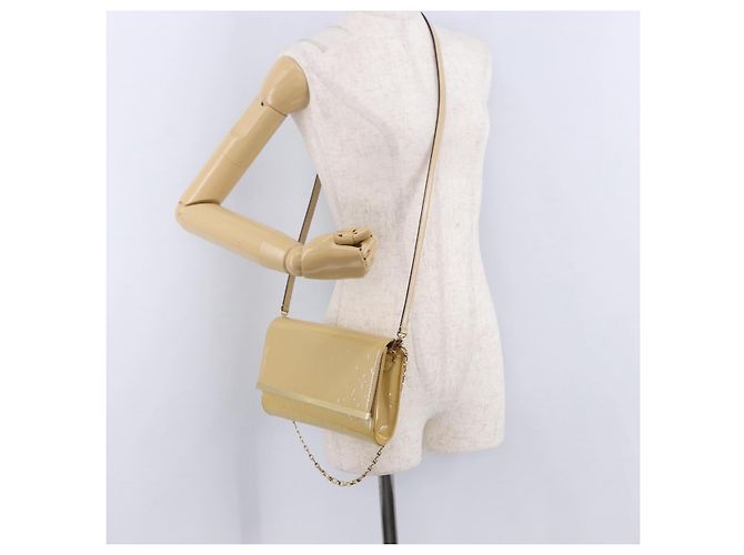 LOUIS VUITTON Monogram Vernis Clutch Ana Clutch Bag Dunne M90194 LV Auth ep15600 - vista 27